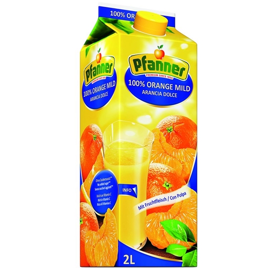 Picture of PFANNER ORANGE PULP 2LTR